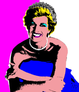 Lady D - 30x35 cm