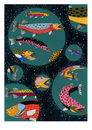 I pesci colorati - 20x30